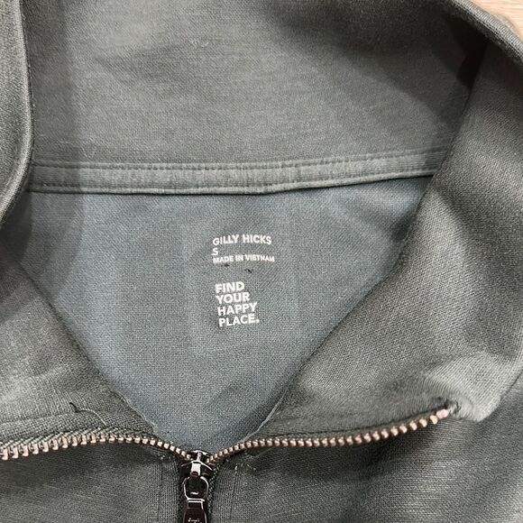 Gilly Hicks Green Quarter-Zip Sweatshirt - Picture 2 of 5